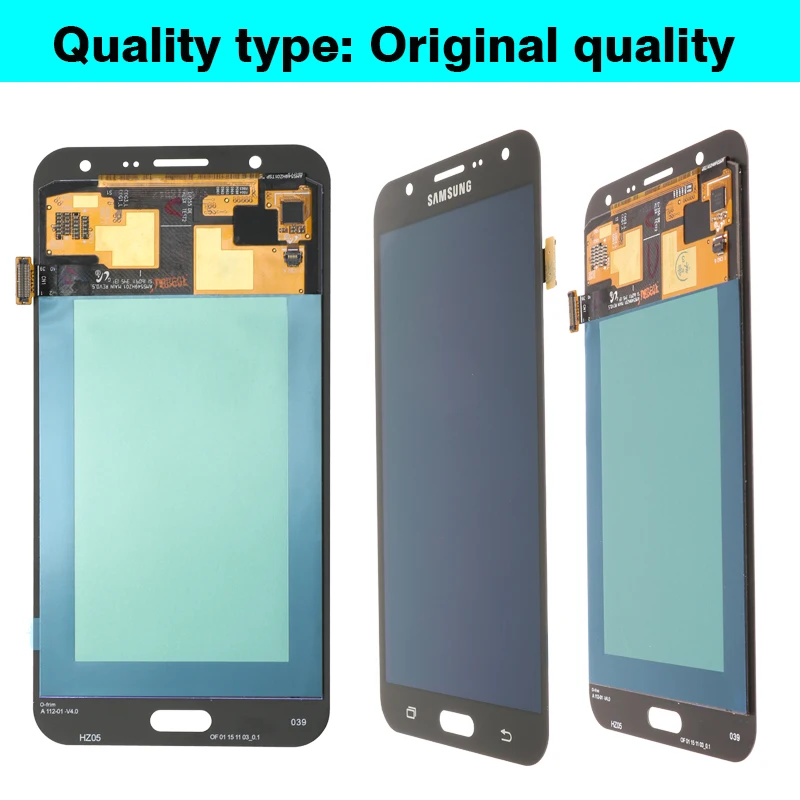 Super AMOLED 5," lcd для SAMSUNG Galaxy J7 J700 lcd дисплей кодирующий преобразователь сенсорного экрана в сборе J700F J700M J700H Замена