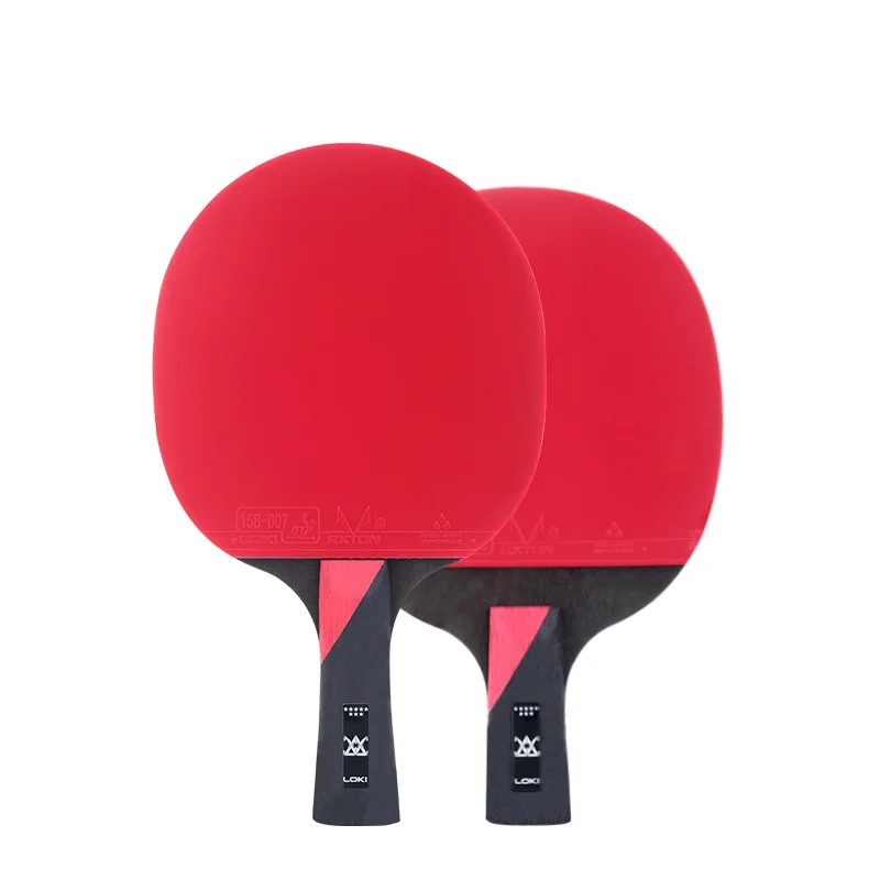 

8 Star High-quality Ping Pong Racket Professional Loop-Attack 7 Wood Blade Table Tennis Racket Paddle Pingpong Bat With Sticky