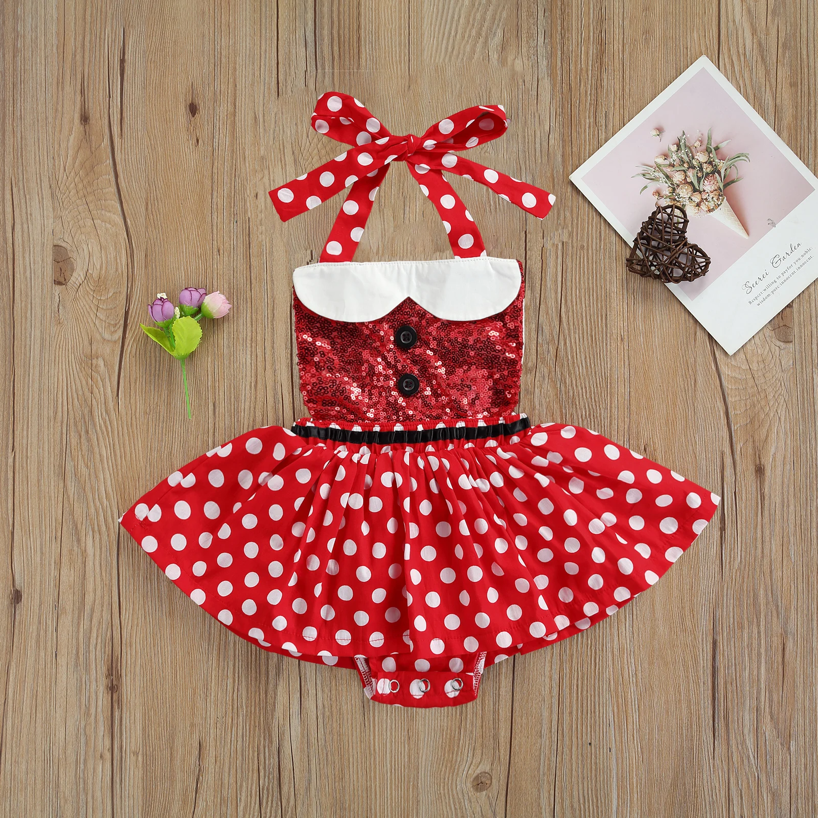 

Детский комбинезон в горошек, без рукавов, на бретельках, с блестками, для лета, от 0 до 24 месяцев, сиамские брюки, 2021