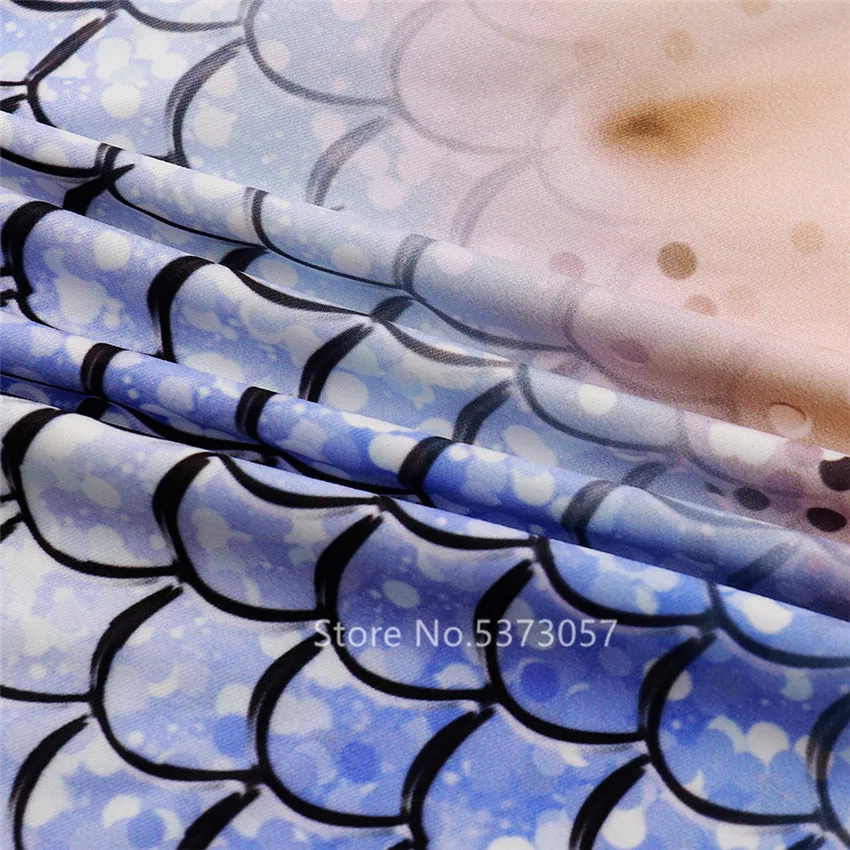 Женский яркий сексуальный комбинезон с 3D принтом на Хэллоуин синее блестящее