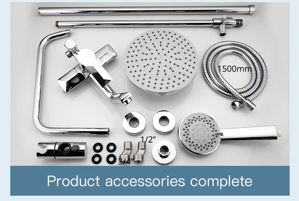 FRAP Shower Faucets Set white bathroom shower system bath shower mixer faucet rainfall shower head Taps Wall Mounted faucet