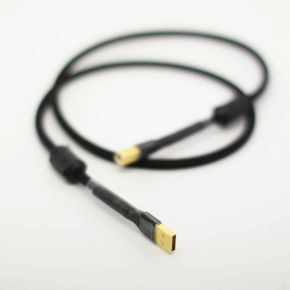 1 шт. Hi-End OFC USB аудио кабель для передачи данных DAC Hi-Fi usb A-B | Электроника