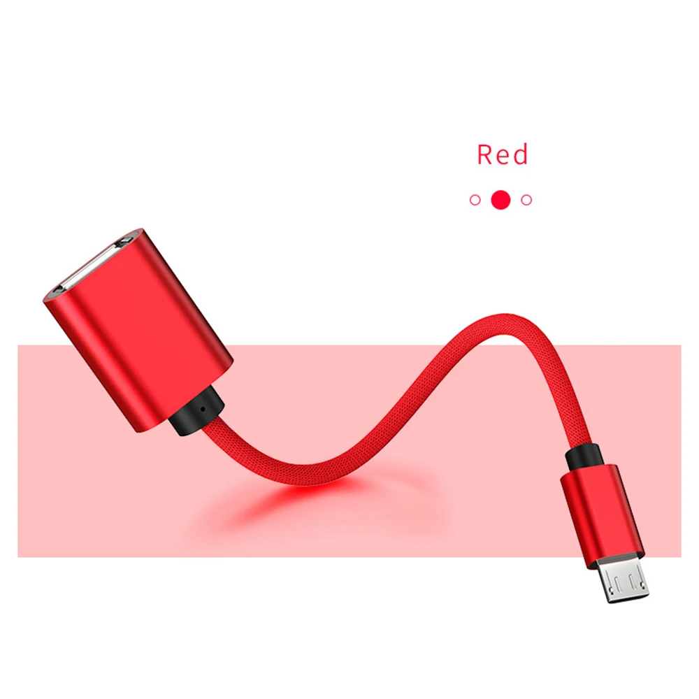 2Type Micro USB OTG Cable Type C To USB Adapter OTG Charging Type-C Micro Charger Data Cable Converter for Xiaomi Samsung Huawei