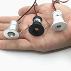 Маленький Точечный светильник, 1 Вт, миниатюрный Светодиодный точечный светильник 12 В с регулируемой яркостью, 15 мм, встраиваемый Точечный светильник, IP65, потолочная лампа, витринный светильник