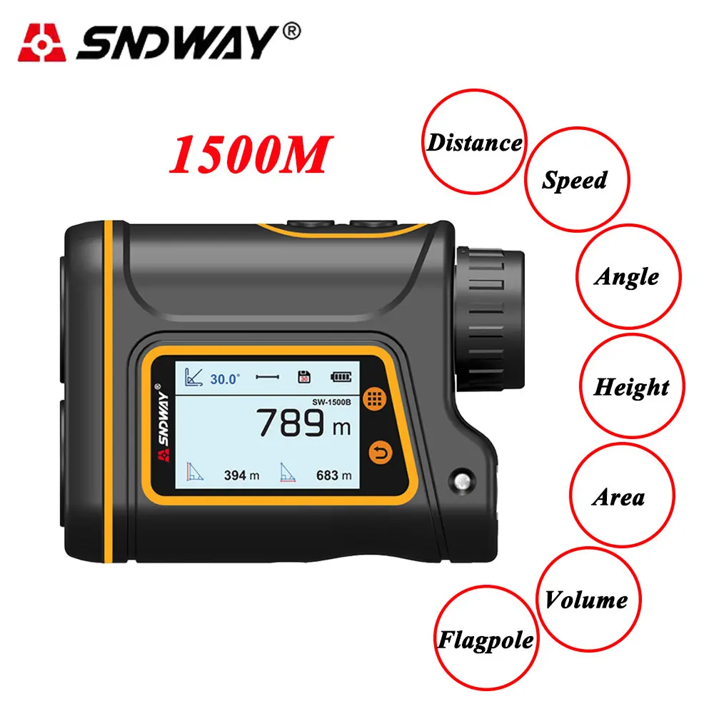 Touch 1500M Sndway 600/800 M-1500 M телескоп лазерный дальномер цифровой лазерный дальномер монокулярный для гольфа охота лазерный дальномер - Цвет: Touch 1500M