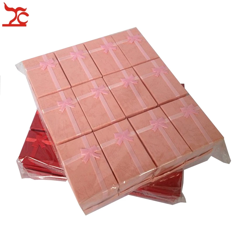 24 Pcs Mix Color Gift Box Jewelry Earring Organizer Storage Box Pendant Paper Package Box Jewelry Ring Storage Box 8*5*2.5CM
