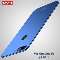 One plus Case Cover Msvii Silm Scrub Coque For Oneplus Case Oneplus5 Hard Back Cover For Oneplus Phone Cases