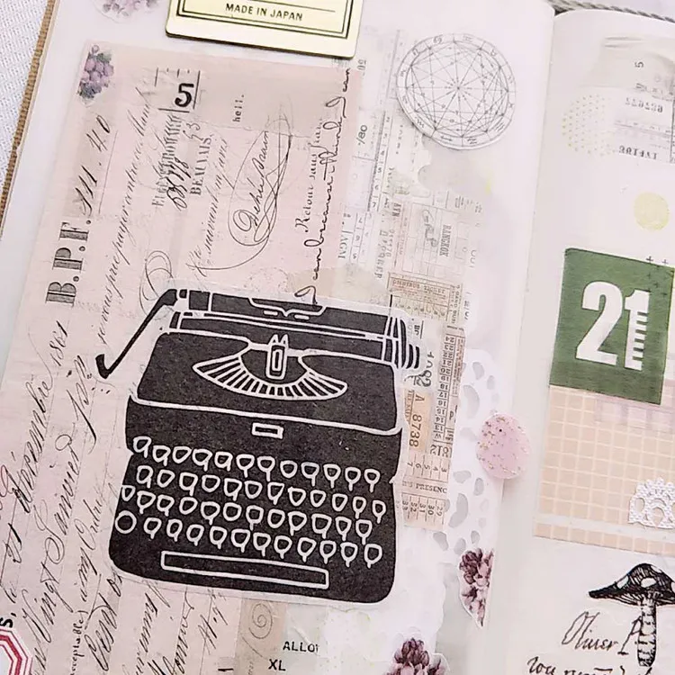 65 шт./упак. Винтаж Телефон принтер Васи стикер для рукоделия DIY ремесло