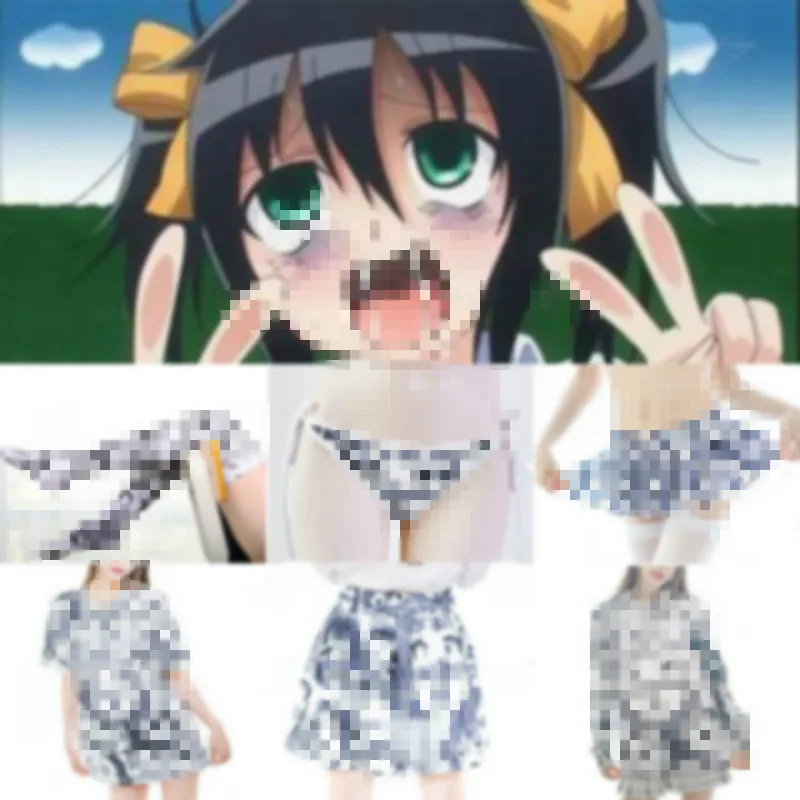 Аниме Ahegao Ahe сексуальное женское нижнее белье Sukumizu милая Лолита kawai эротические