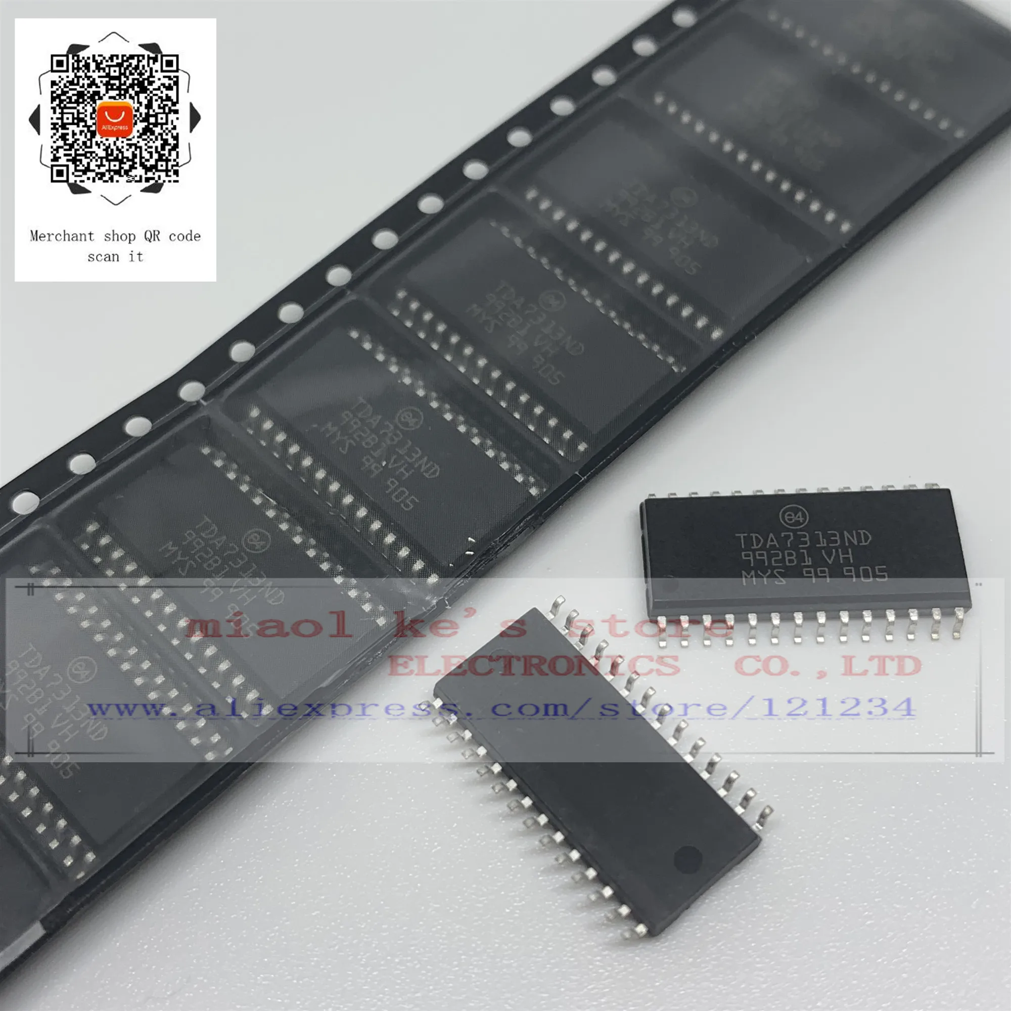 100% Новый оригинал: TDA7313ND TDA7313N TDA7313D TDA7313 SOP28 цифровой стерео аудио контроллер