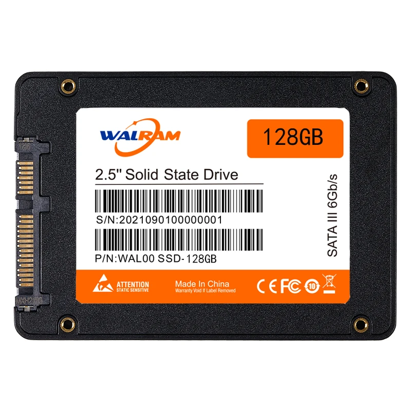 Твердотельный накопитель WALRAM SSD 128 ГБ 240 ГБ 120 ГБ 256 ГБ 512 ТБ 60 Гб HDD 2,5 Sata 3 жесткий диск для ноутбука и настольного ПК 128 ГБ 240 ГБ