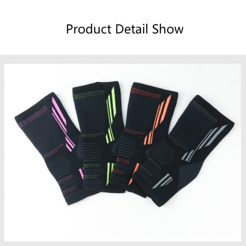 

1 Piece Compression Ankle Brace Support Sleeve Elastic Breathable sport knit ankle guard Injury Recovery Joint Pain Brace Pad