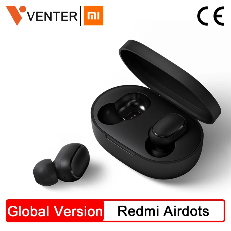 Оригинальные Xiaomi Redmi Airdots TWS беспроводные Bluetooth наушники стерео бас Bluetooth 5,0 с микрофоном громкой связи с управлением AI