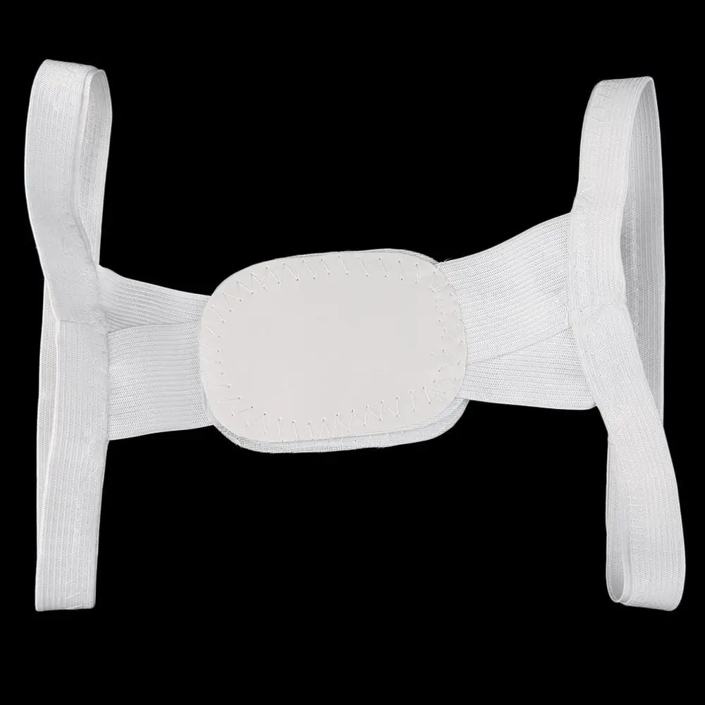 

Adjustable Therapy Posture Body Shoulder Support Belt Brace Back Corrector Braces & Supports Polyester White