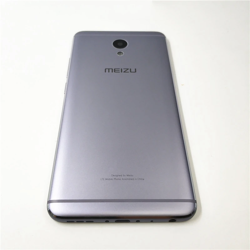 

Battery Housing Cover For Meizu M5 Note Battery Back Door Case Camera Lens Back Cover For M621 With Side Buttons