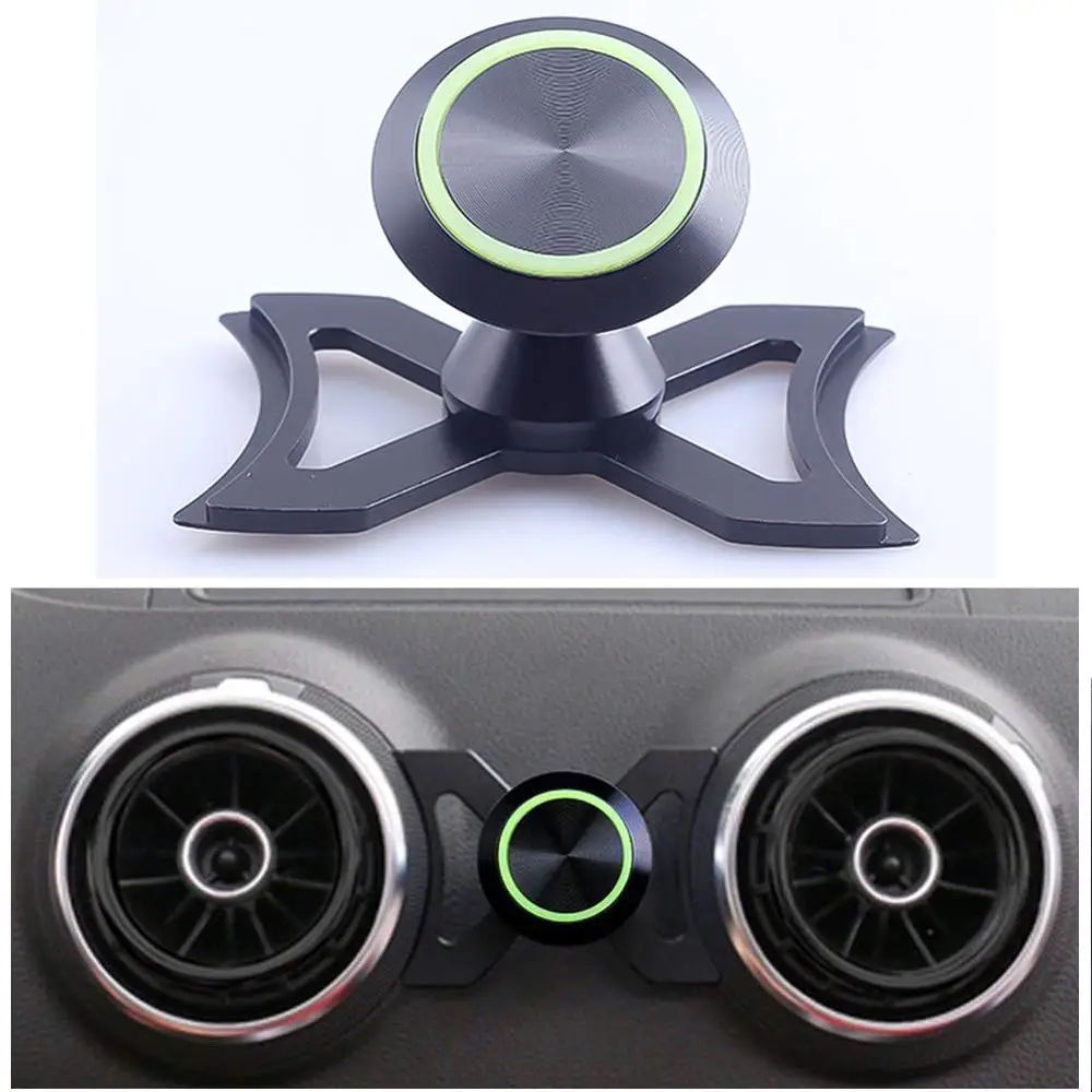 

Phone Holder Car Air Vent Outlet Mount Luminous 360° Rotary Swivel Cell Phone Magnetic Cradle for Audi A3/S3 Car Accessories