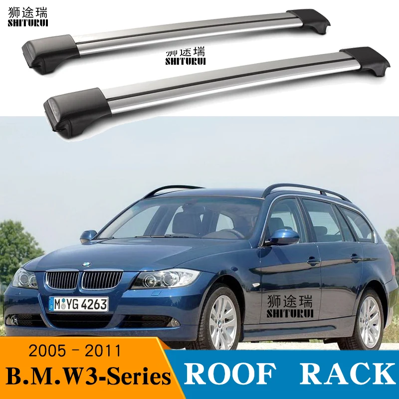 2 шт. кровельные рейки из алюминиевого сплава для Bmw3 Touring (E91) 2006-2011 | Автомобили и