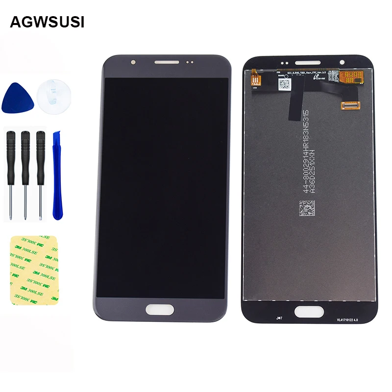 

ЖК-дисплей для Samsung Galaxy J7 V 2017 J727 J727P J727V, ЖК-экран j727, ЖК-дисплей и сенсорный экран с цифровым преобразователем в сборе