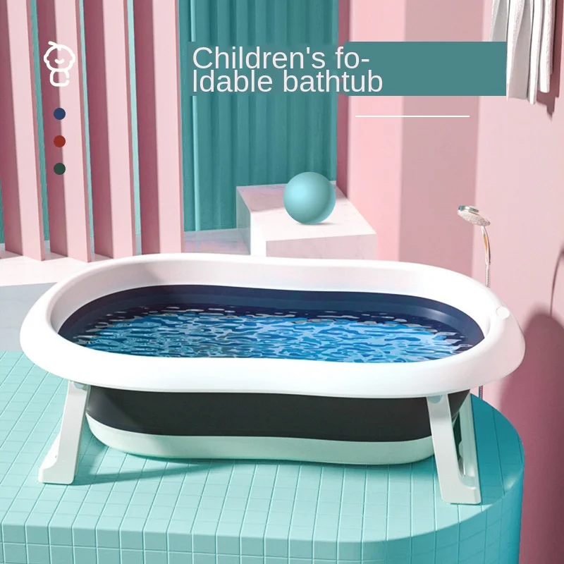 Baby Multifunctional Folding Tub Child Bath Tub Baby Bath Home Newborn Supplies Baby Tub Bath