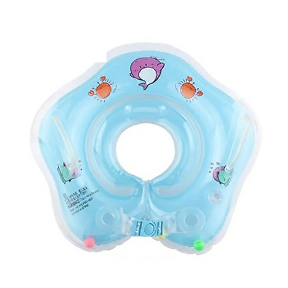 Accesorios de nataci&oacute;n para beb&eacute;s, anillo de cuello, tubo de seguridad infantil, flotador circular para el ba&ntilde;o, flamenco inflable, agua inflable-1