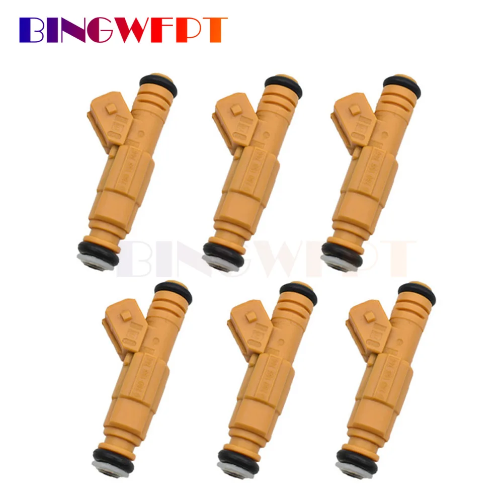 

6PCS New 87-98 for JEEP 4.0L TYPE III for Volvo 2.9L V90 960 S90 VORTEC CHEVY 2500 3500 Fuel Injector 0280155746 9454555 1275194