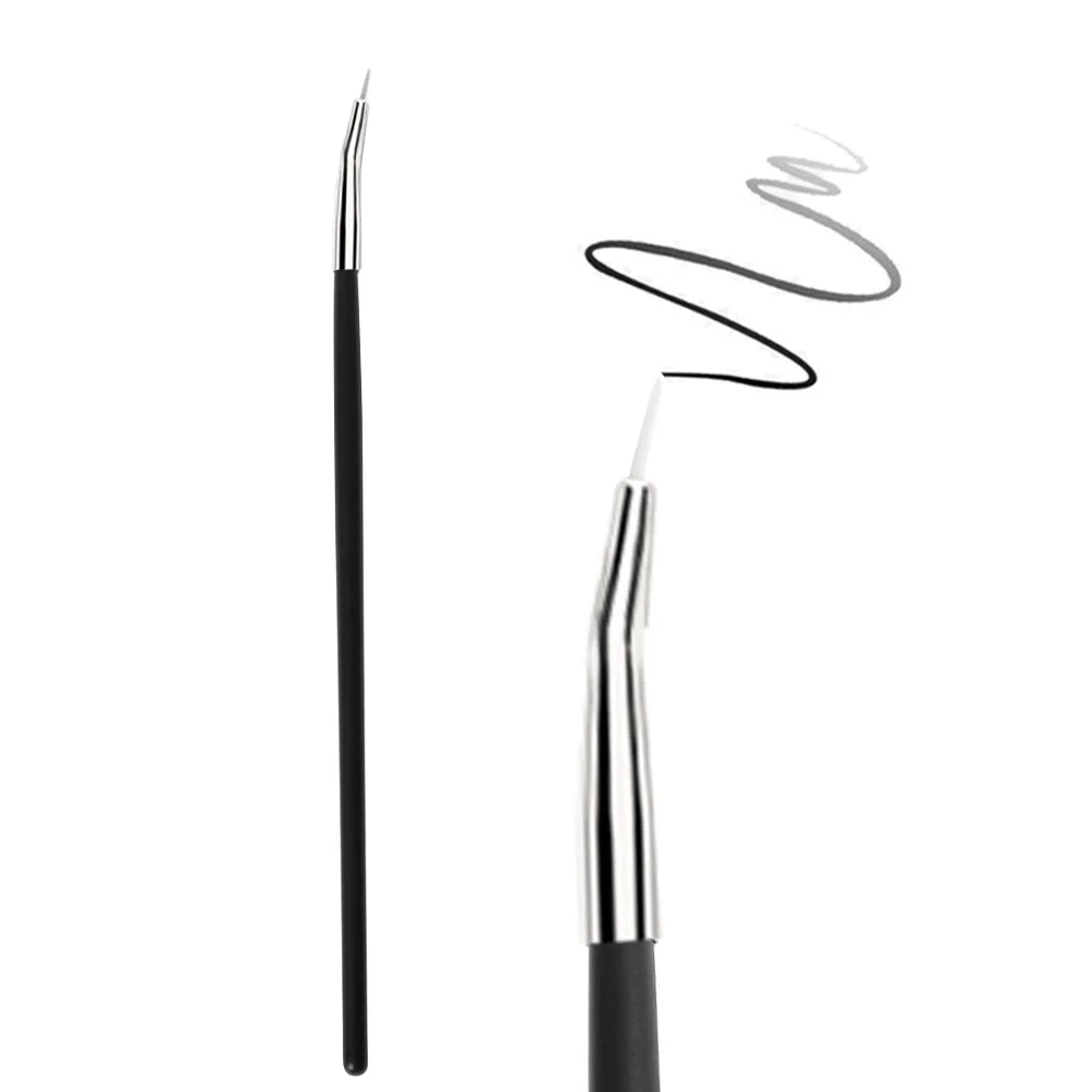 1 шт. женская кисть для подводки глаз косметическая тени век бровей инструмент