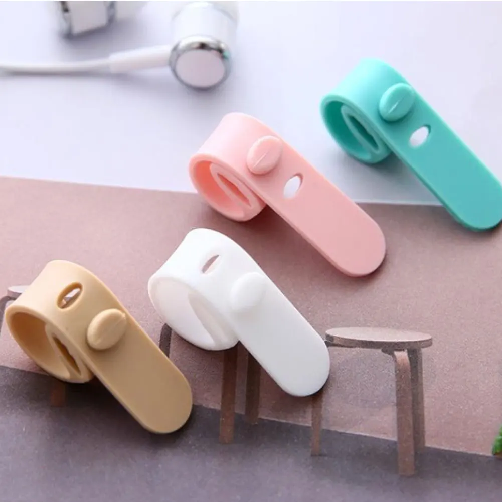 

Headphone Earphone Cord Winder Wrap Organizer Cable Ties Holder For iPhone Samsung Charging Cable MP4 Cable Ties Dropship