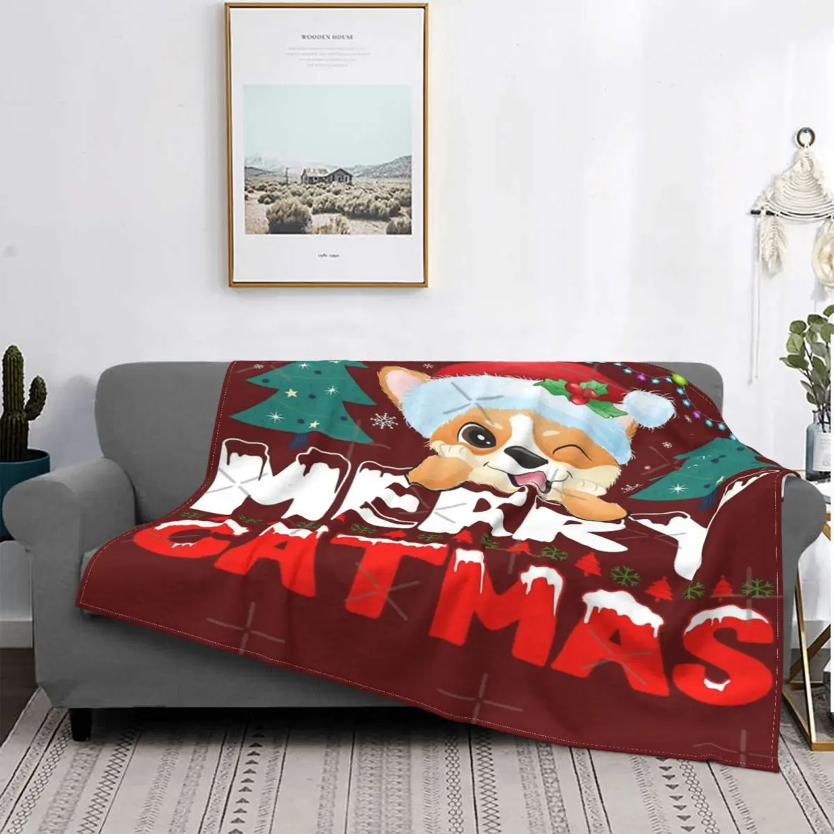 

Роскошный кубик с надписью «Meow-colcha a cuadros para cama» и «manta de lana»