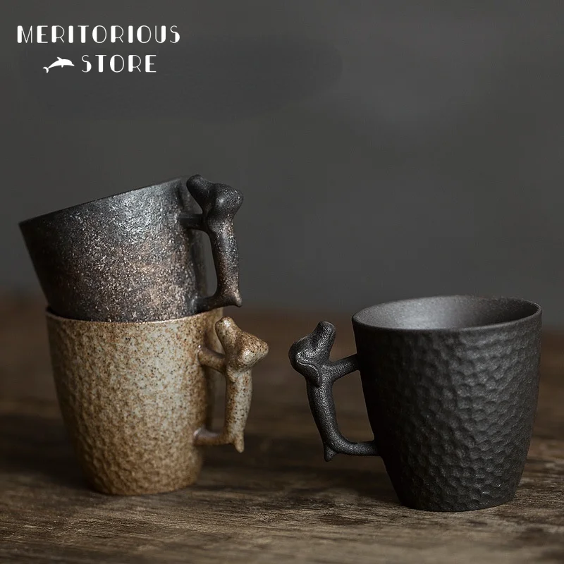 Благородная чашка 100 мл в китайском ретро-стиле индивидуальная керамическая с