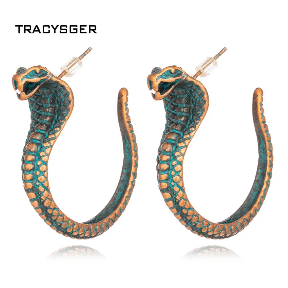 DY-ER84890 /TRACYSGER/Индивидуальные преувеличенные модные серьги в виде змеи | Украшения