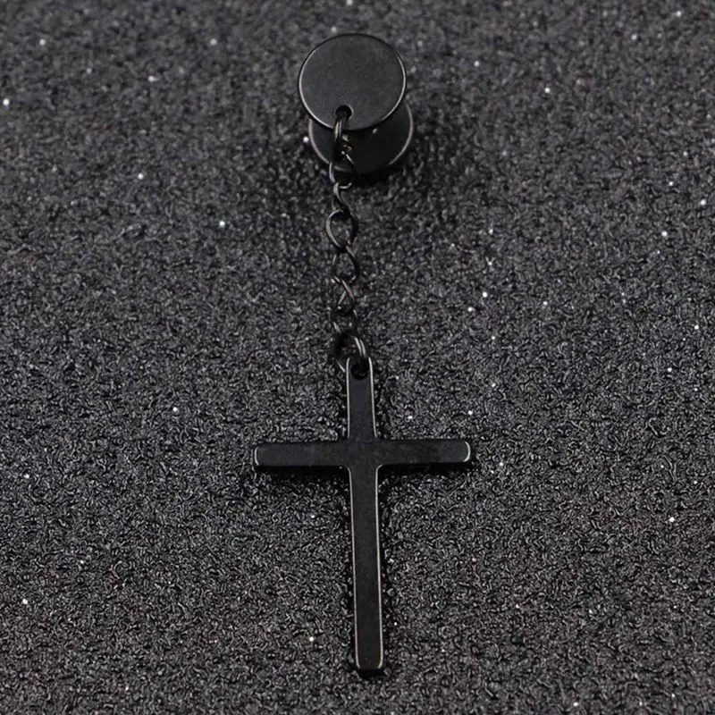 1 шт. длинные висячие серьги подвески из титановой стали