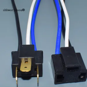 Shhworld H4 Женский Мужской гнезда адаптеров свиной хвост жгут разъем для H4 галогенный hid led Модернизированный разъем