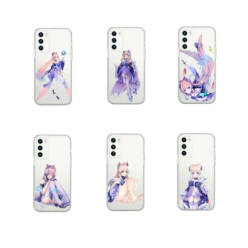 

Sangonomiya Kokomi Genshin Impact Phone Case Transparent For Huawei P40 P30 P20 Pro Mate 20 lite Honor 10 10i 9x 8a 8x Shell