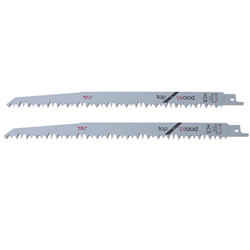 

2 Pc 9.5inch Reciprocating Saw Blade Set Wood Metal Sheet Pipe Blades Kit 240mm