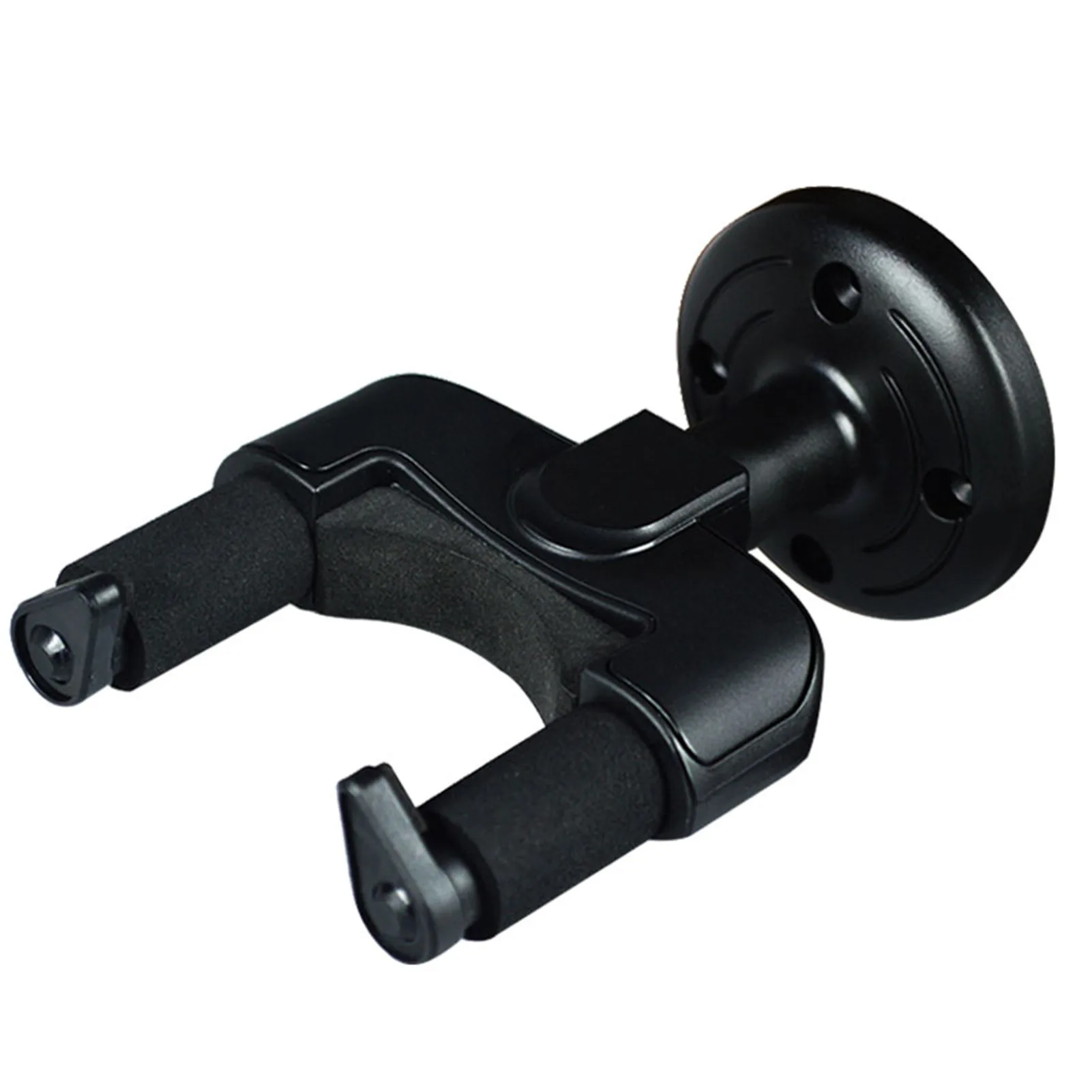 

High Guitar Wall Mount Hanger with EVA Cover Acoustic Electric Bass Guitar Hook Black Holder for All Size Guitars DOG88