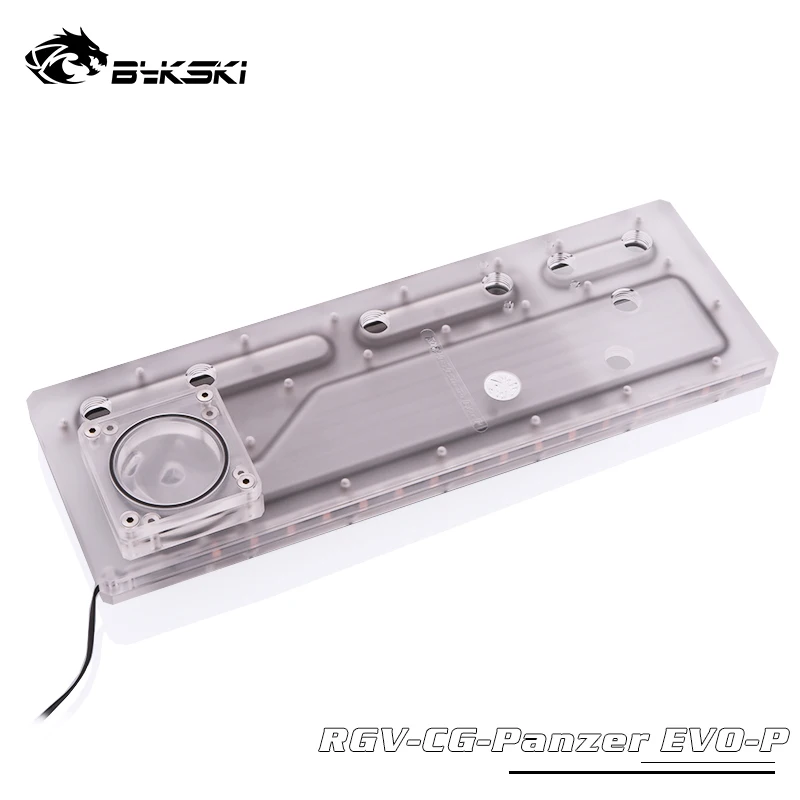 

BYKSKI Acrylic waterway board use for COUGAR Panzer Evo Computer Case /3PN 5V D-RGB / Combo DDC Pump Cool Water Channel Solution