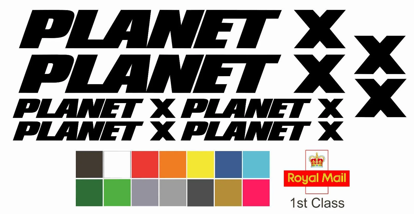 

For 1Set Planet X Replacement Bike Frame Vinyl Decals Stickers MTB Car Styling