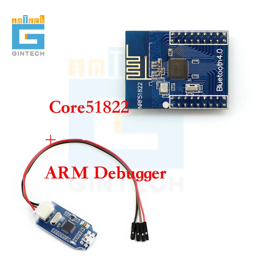 Модуль Bluetooth NRF51822/сетевой модуль/модуль беспроводной связи = core51822. + программатор