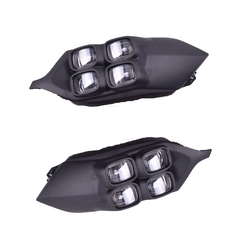 Автомобильные аксессуары 4 глаза супер яркие автомобильные ABS 12 В светодиодный