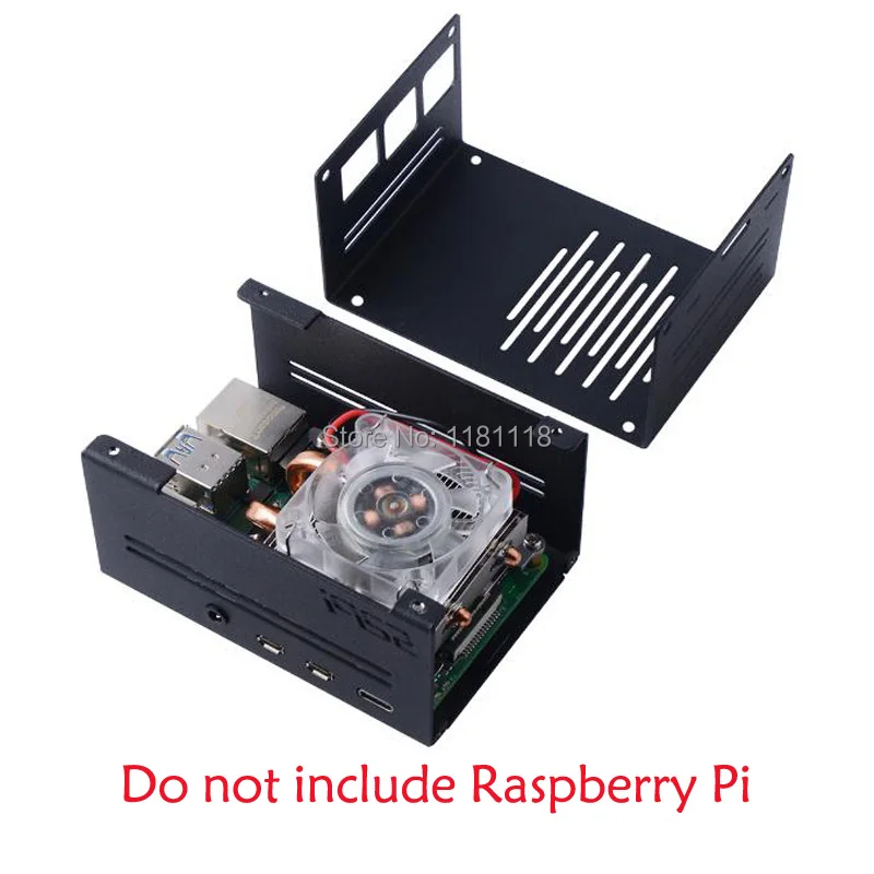 Низкопрофильный Вентилятор охлаждения ICE Tower для Raspberry Pi 4B/3B + Модель B с