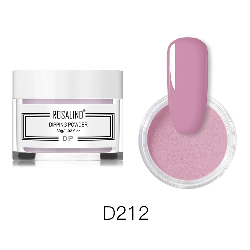 RND212 ROSALIND 30 г блестящая голографическая пудра для ногтей 24 цвета дизайн ногтей все для маникюра натуральный сухой без лампы - Цвет: RND212