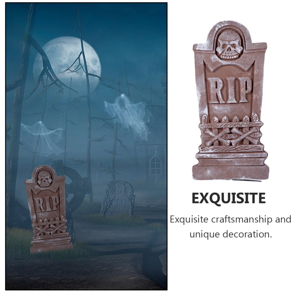 

2Pcs Simulation Bubble Tombstones Scene Layout Drops