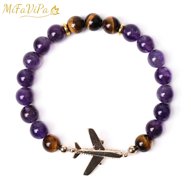 Браслеты женские и мужские из бисера браслеты-авиаторы с самолетом натурального