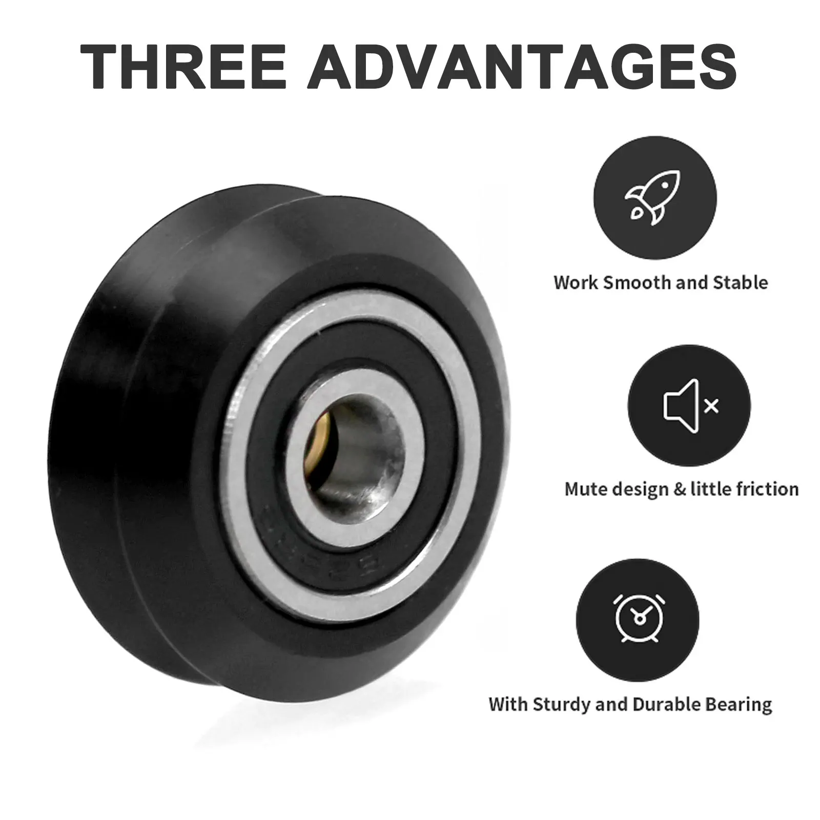 SIMAX3D CNC Openbuild POM резиновая крышка уплотнительные колеса большие пассивные 625RS V тип