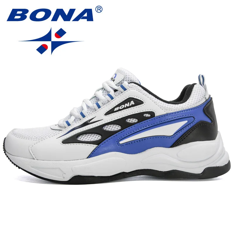 BONA 2022 New Designers Trendy Sneakers Breathable Running Shoes Men Comfortable Classic Casual Shoes Man Tenis Shoes Masculino