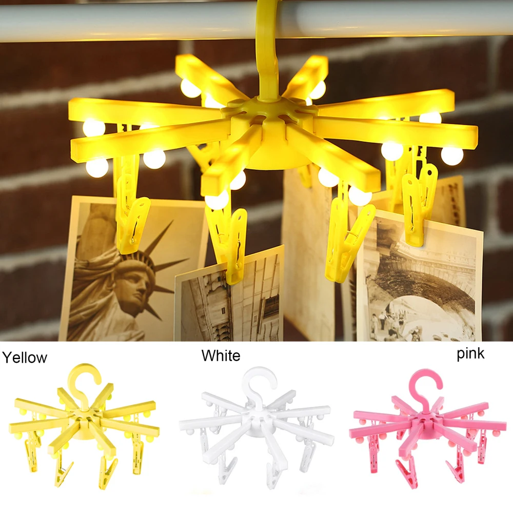 Вешалка для фотосъемки инновационная Складная Ночная лампа с клипсой креативное