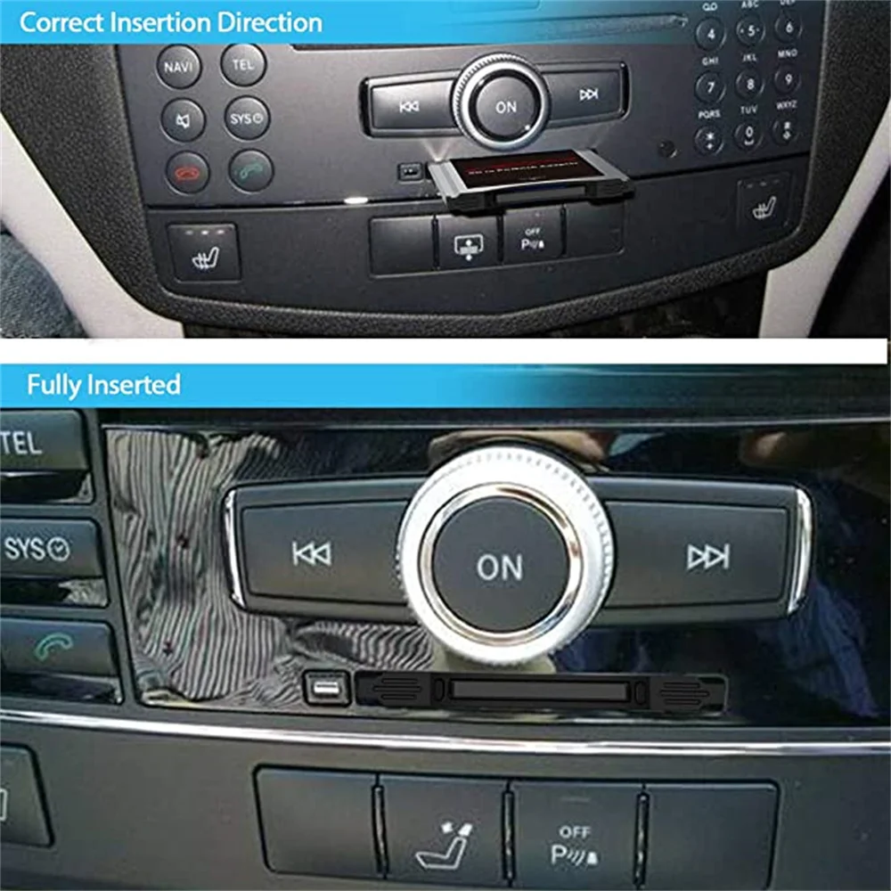 Адаптер для карты памяти PCMCIA-SD SDHC к ПК преобразователь карт Mercedes Benz S E C GLK CLS Class |