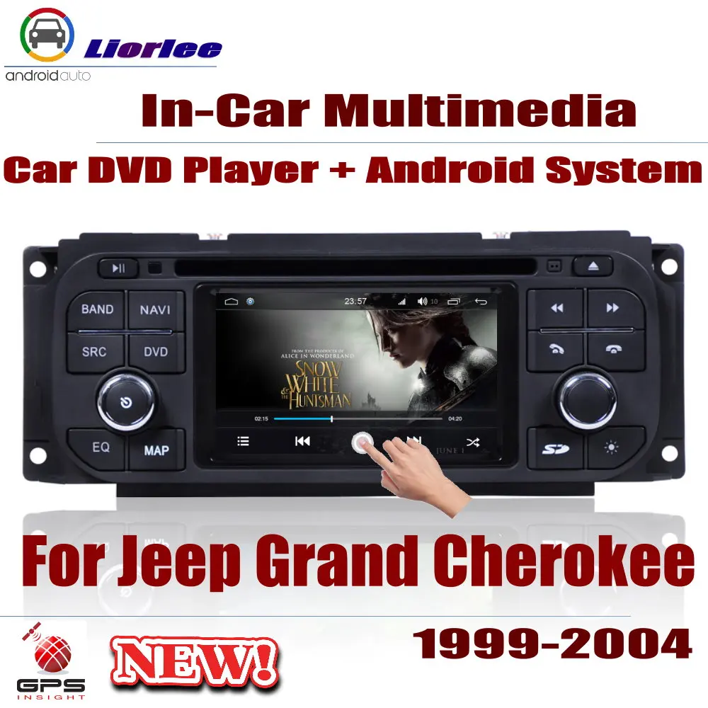 

For Jeep Grand Cherokee 1999-2004 Car Android GPS Navigation DVD Player Radio Stereo System Screen Multimedia