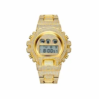 dnschic multi function g style shock digital mens watches top luxury brand led 18k gold watch men hip hop male iced out watches