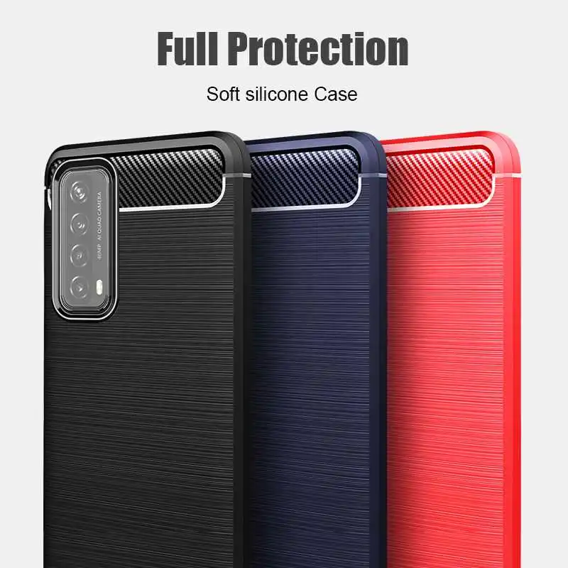 

Shockproof Soft Case For Huawei Y7a Y7p Y9 2019 Prime Y7 Pro Y6 Y5 2018 Phone Case Cover